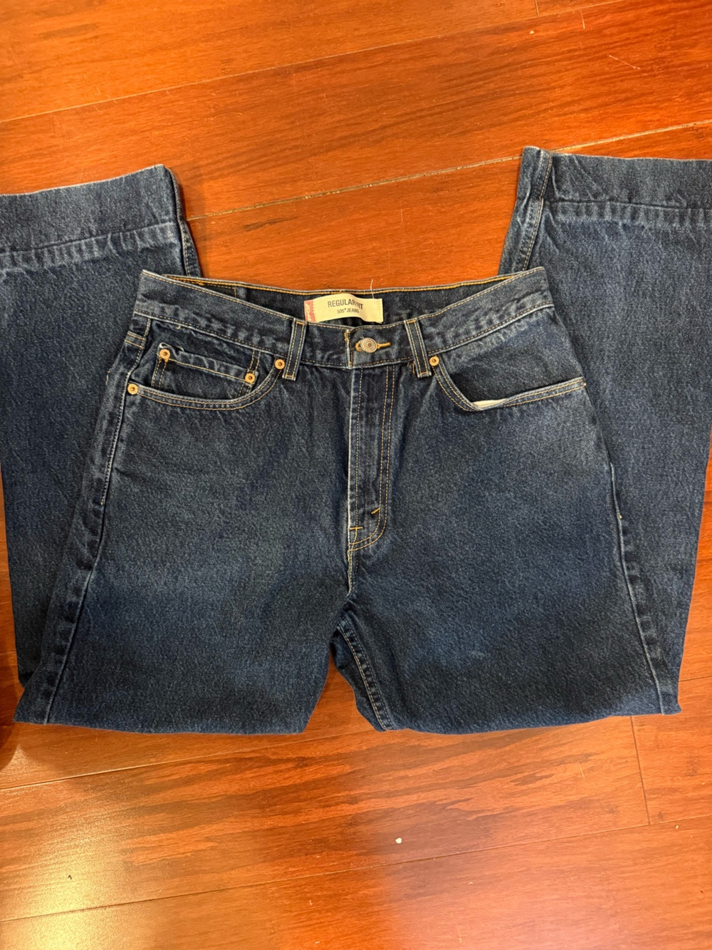 Levi's Straight Leg Dark Indigo Jeans